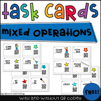 Preview of Multi-digit Addition, Subtraction, Multiplication, and Long Division
