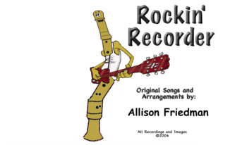 Preview of Rockin' Recorder Method Book - Google Slideshow Version