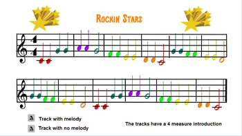 Preview of Rockin Stars (for Boomwhackers)