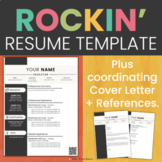 Rockin' Teaching Resume | Teacher Resume Templates