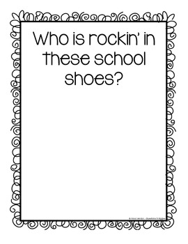 Rockin' in Our School Shoes Book FREEBIE by Gluesticks N Giggles