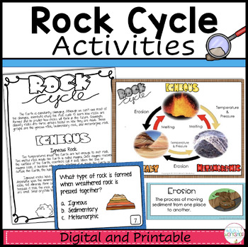 Preview of Rock Cycle Activities