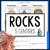 Rock Cycle Science Centers | 3rd 4th Grade Rocks and Miner