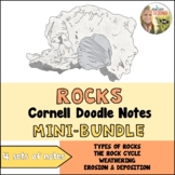 Rocks Cornell Doodle Notes Bundle | Igneous Sedimentary Me