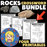 Rocks Crossword BUNDLE!! | PRINTABLES