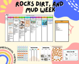 Rocks, Dirt And Mud Week THEME Lesson  | Printable Toddler
