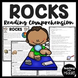 Rocks Informational Text Reading Comprehension Worksheet T