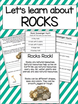 Rocks: Introduction and a Rock Scavenger Hunt by Countless ...