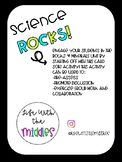 Rocks & Minerals Card Sort (engage activity)