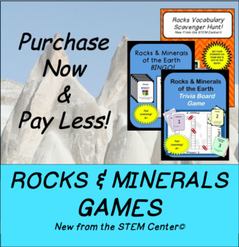 Preview of Rocks & Minerals Games!