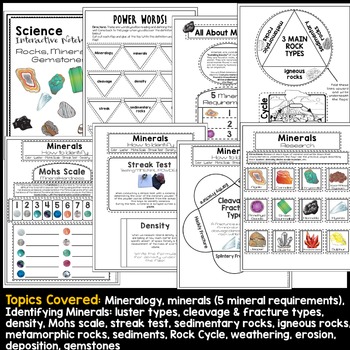 FREE Edible Rocks Notebooking Pages