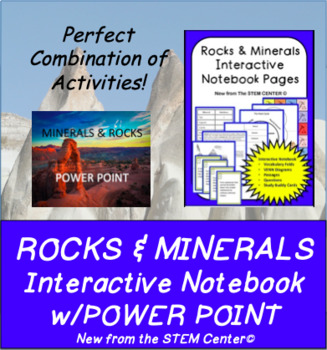 Preview of Rocks & Minerals Interactive Notebook & Power Point Presentation