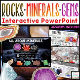 Rocks and Minerals PowerPoint Interactive | Rocks and Minerals 3rd 6th Grade