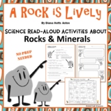 Rocks and Minerals Science Read Aloud Worksheets A Rock Is Lively