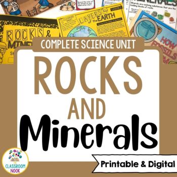 Preview of Rocks & Minerals: Types of Rocks, Rock Cycle, Mineral Properties, Fossils, MORE!