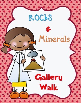 Preview of Gallery Walk-Rocks & Minerals Vocabulary