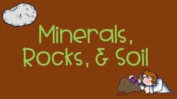 Preview of Rocks, Minerals , and Soil POWERPOINT! GREAT for Virtual Teaching!!!!