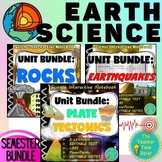 Rocks, Plate Tectonics Curriculum Bundle | Middle School E