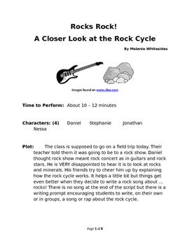 Preview of Rocks Rock! - A Closer Look at the Rock Cycle Using Reader's Theater