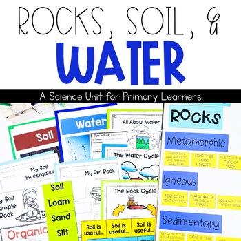 Preview of Rocks, Soil, and Water