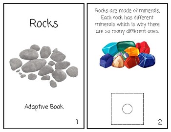 Preview of Rocks, The Rock Cycle, and Fossils Adaptive Books