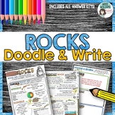 Rocks - Types of Rocks Doodle and Write Graphic Organizer