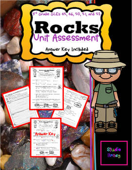 Preview of Rocks Unit Assessment