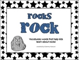 Rocks Rock! - Vocabulary Cards and Booklet