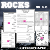 Rocks Worksheets | Middle School Science