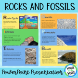 Rocks and Fossils PowerPoint earth science slide show pres