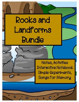 Preview of Rocks and Landforms Ultimate Notebook (Labs, Interactive Notebook, Notes, Songs)