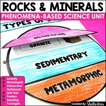 Preview of Rocks and Minerals Activities | Phenomenon Based Science CER