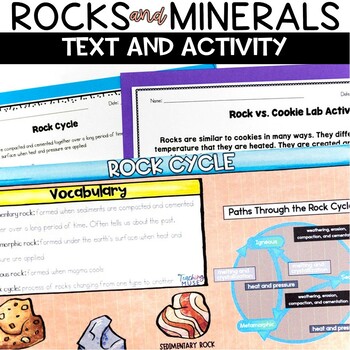 Preview of Rocks and Minerals Activity Worksheets
