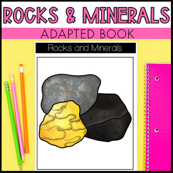 Preview of Rocks and Minerals Adapted Book | Special Education | Science