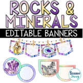 Rocks and Minerals Banners Printable | Elementary Classroo