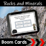 Rocks and Minerals - Boom Cards / Distance Learning / Digi