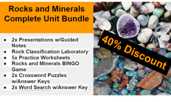 Preview of Rocks and Minerals Complete Unit Bundle