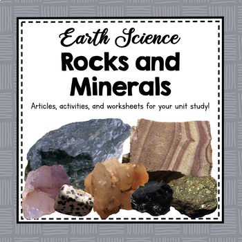 Preview of Rocks and Minerals | Earth Activities | Earth Science Unit Study