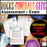 Rocks and Minerals Exam - Assessment