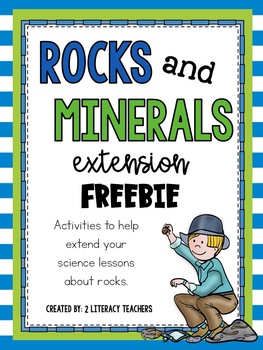 Preview of Rocks and Minerals: Extension FREEBIE