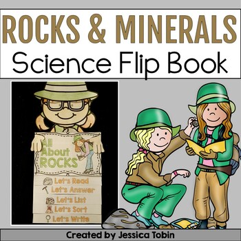 Preview of Rocks and Minerals Flip Book - Types of Rocks and Minerals Science Reading