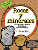 Rocks and Minerals Unit in Spanish