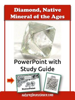 Preview of Rocks and Minerals Gems: Diamond Earth Science Geology PPTX Distance Learning