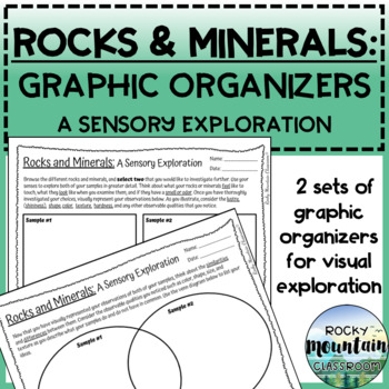 Preview of Rocks and Minerals - Graphic Organizer (Explore and Identify Rock Samples)