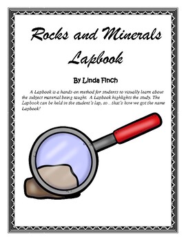 Preview of Rocks and Minerals Lapbook and Project