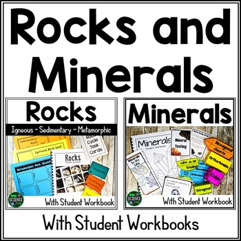 Preview of Types of Rocks - Properties & Uses of Minerals MEGA Bundle - Student Workbooks