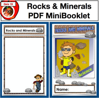 Preview of Rocks and Minerals Mini Booklet PDF