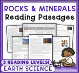 Rocks and Minerals: Reading Comprehension Passages & Questions