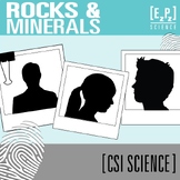 Rocks and Minerals Review Activity | CSI Science Mystery Game