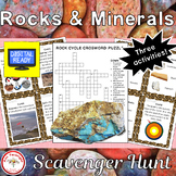 Rocks and Minerals Scavenger Hunt + Free BOOM Cards